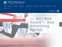 Tablet Screenshot of pentamarketing.com